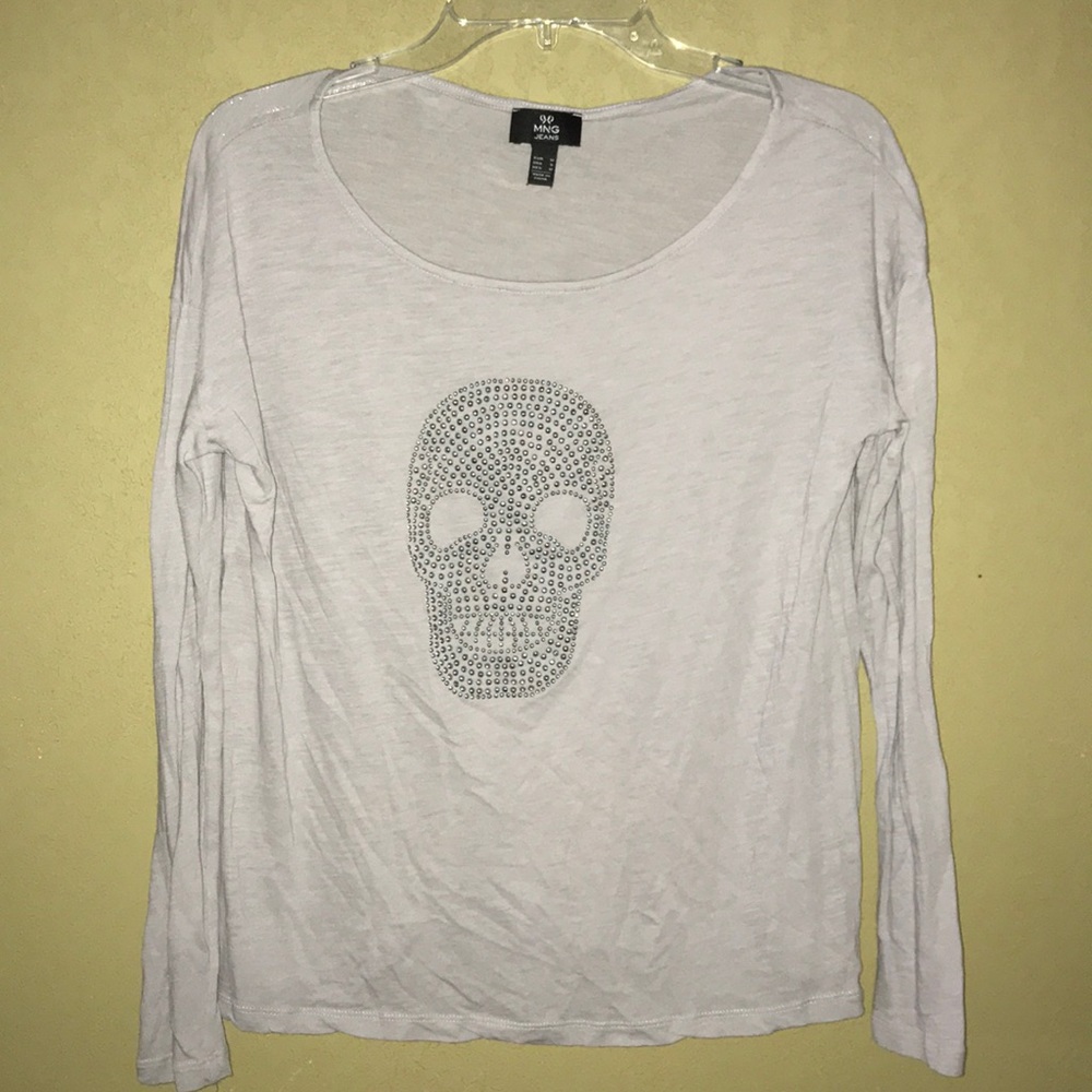 Beaded Skull Tee
